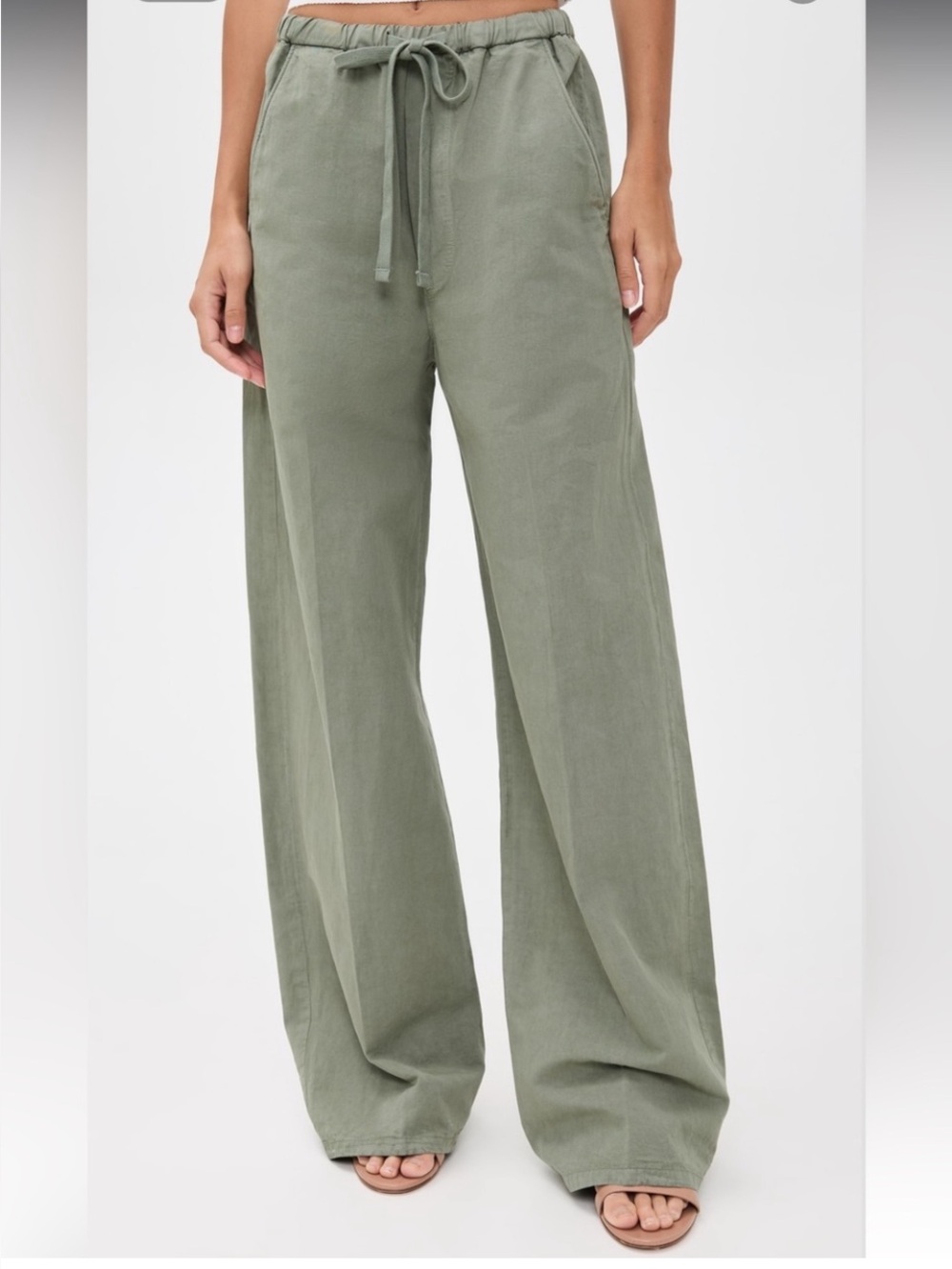 NWOT Citizens Of Humanity Aurora Pull On Pants in Green Size Large